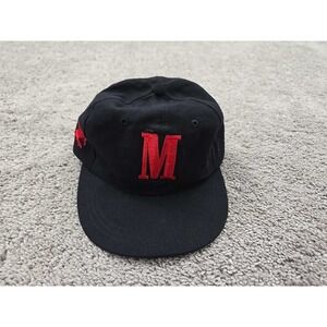 Marlboro‎ Baseball Cap Hat Mens OS Vanguard Black Cowboy Western Cigarette